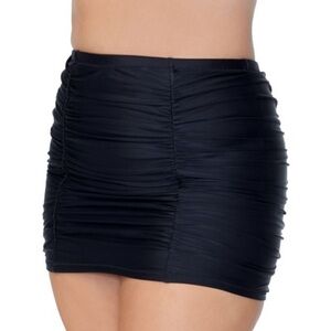 Raisins Curve Costa black tummy and thigh minimizing swim skirt NWT